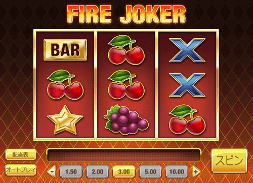 Fire Joker Mobile　プレイゲーム画像